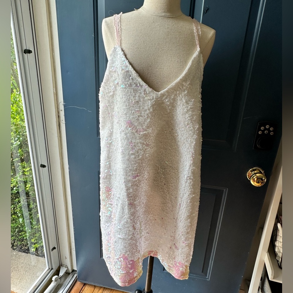 Iridescent Sequin Dress/Romper